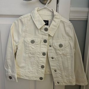 White denim Gap jacket